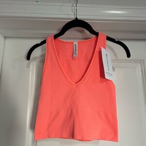 Athleta Aurora Crop Ribbed Tank Top